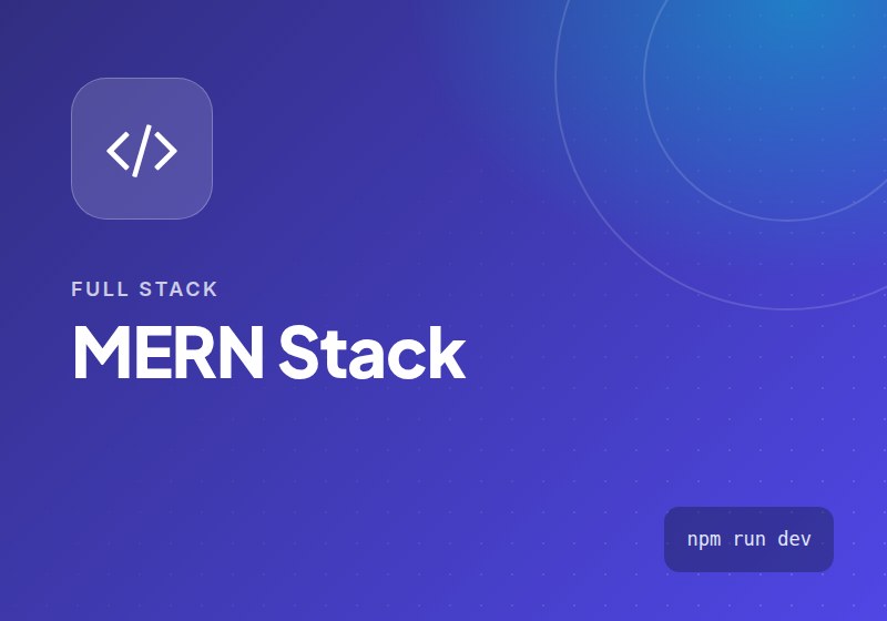 MERN Full Stack Web Development